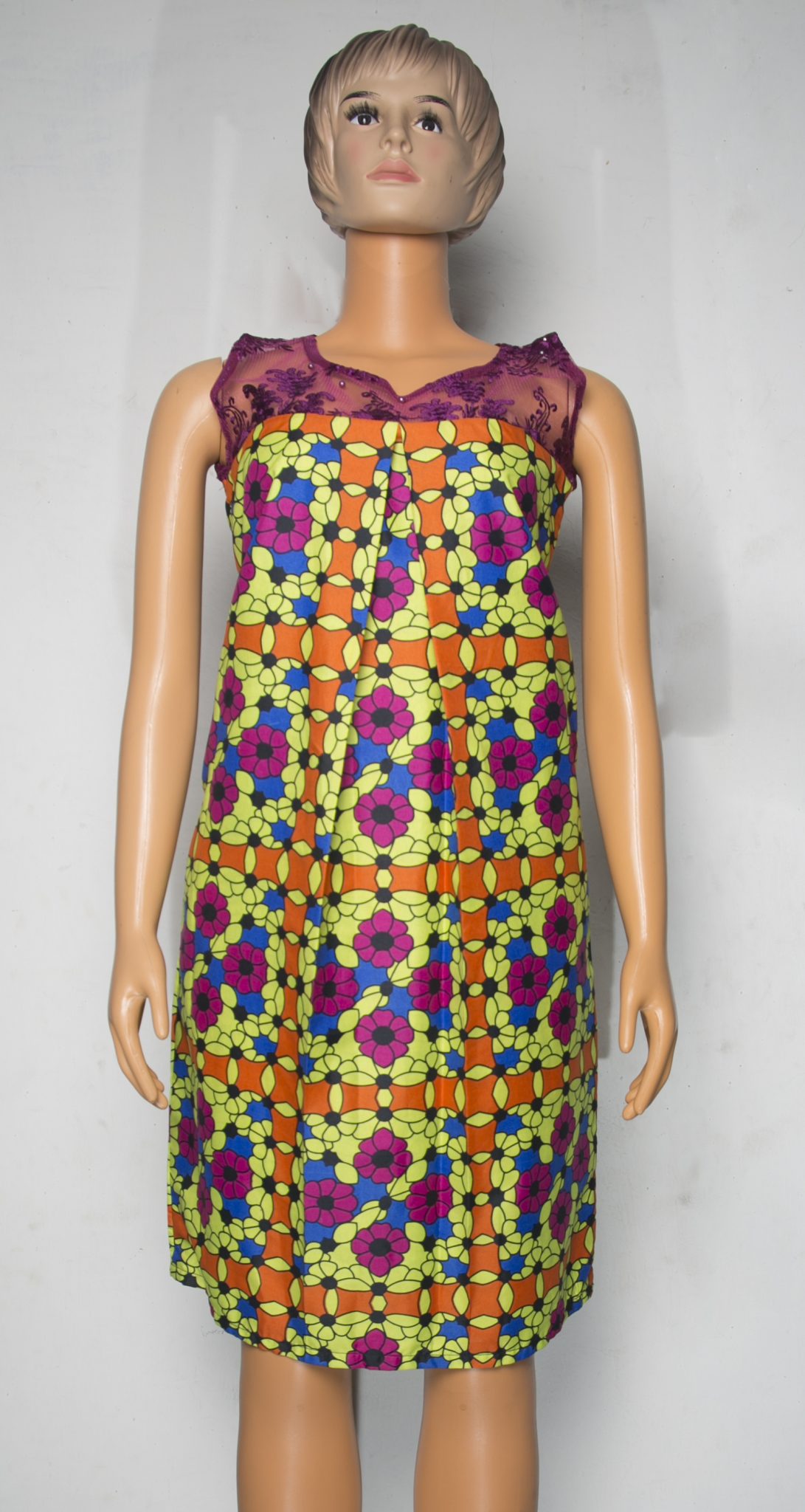 ankara midi dress